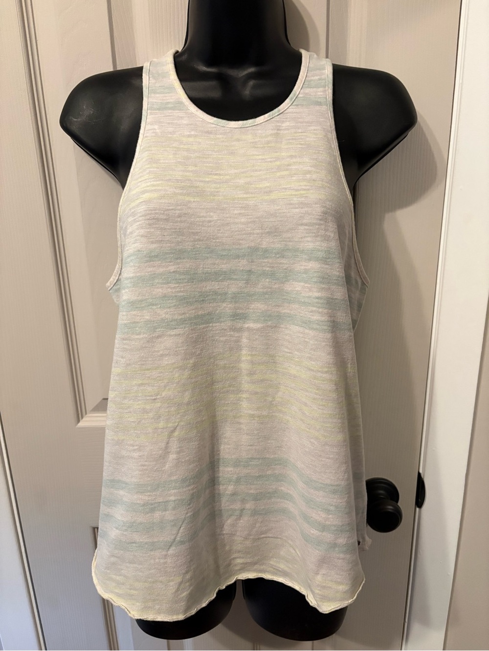 Women’s O’NEILL Sleeveless Striped Tank Top in Pale Pastels